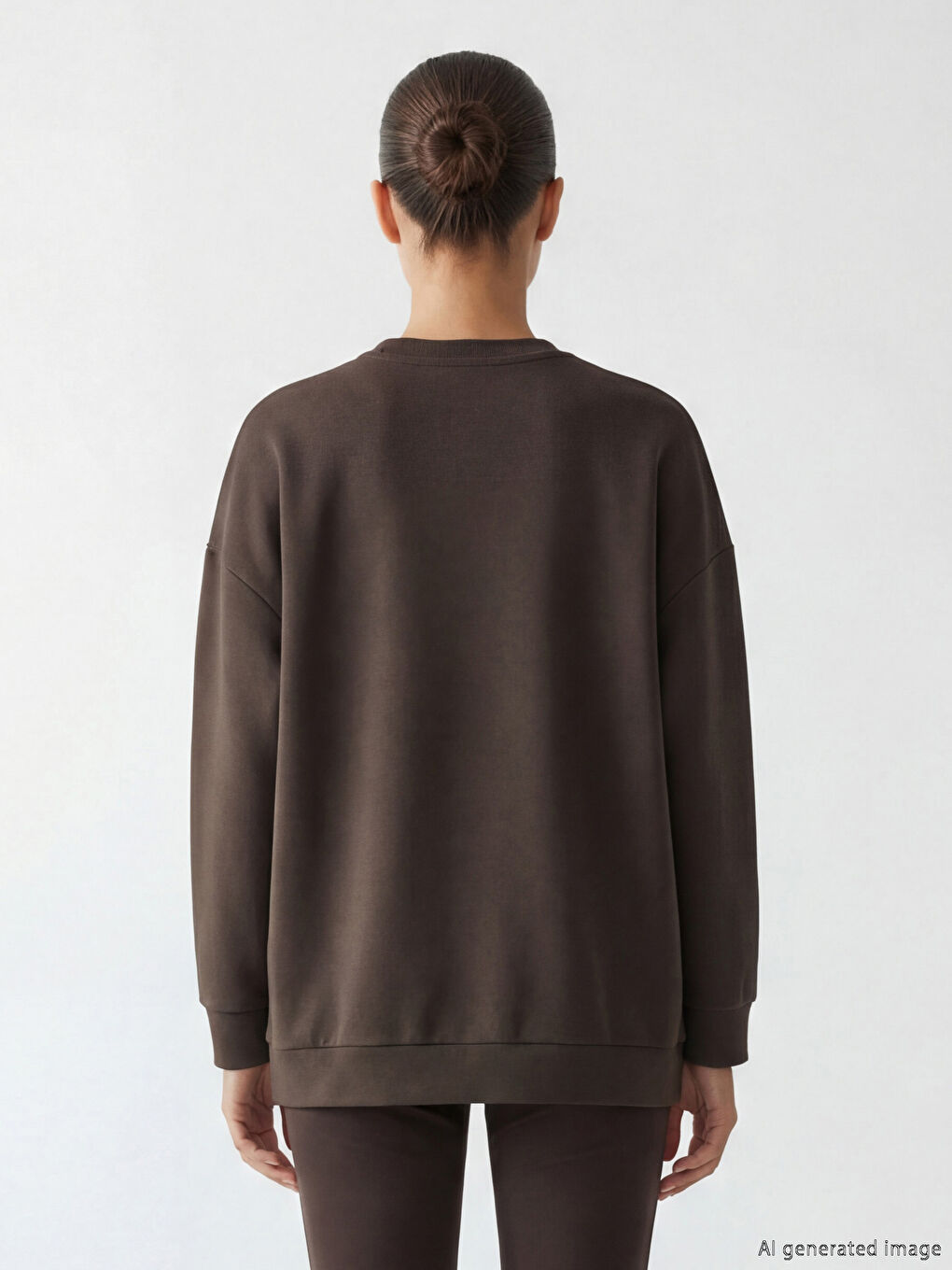 Sweat-shirt KAKI Femme-3