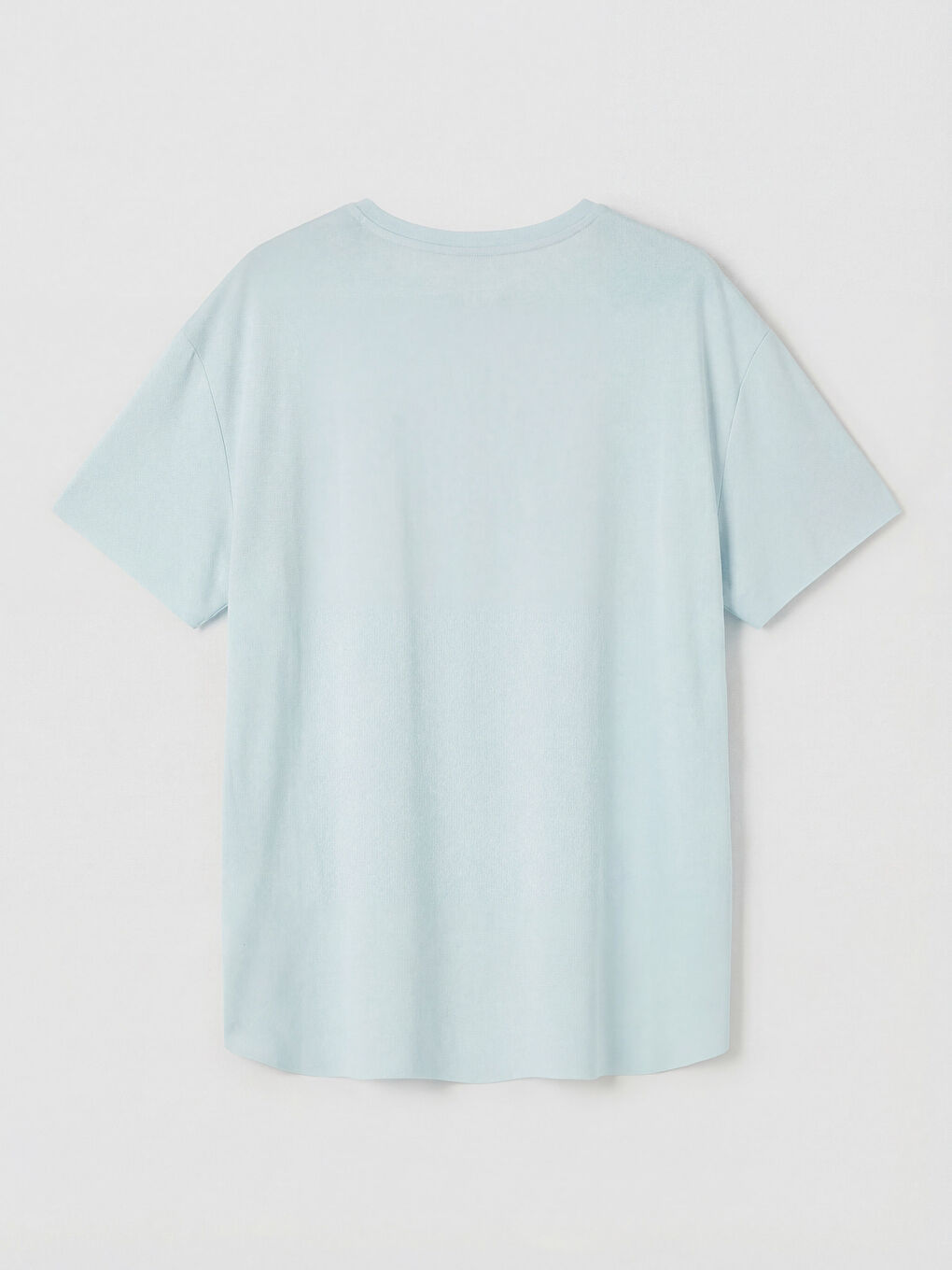 Mavi Bisiklet Yaka Kadın Oversize Fit Spor Tişört-1