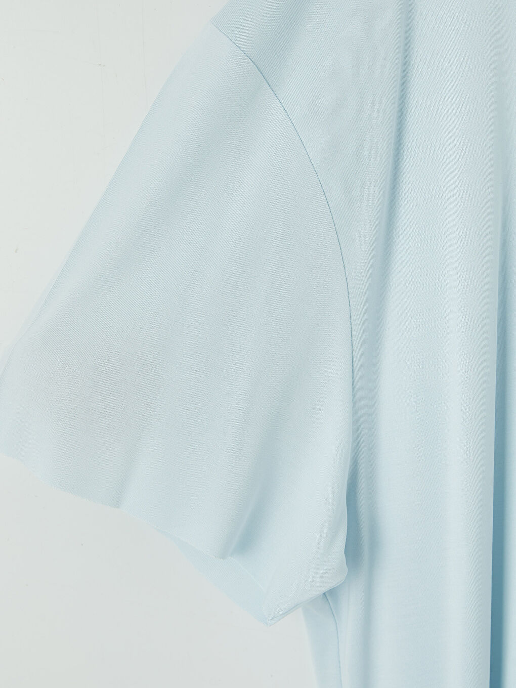 Mavi Bisiklet Yaka Kadın Oversize Fit Spor Tişört-2