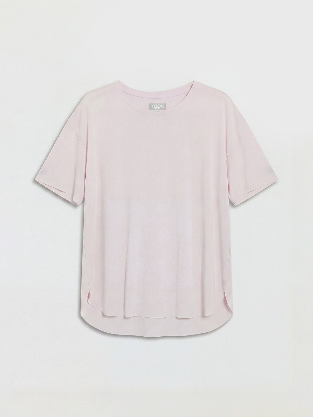 T-shirt sportiv oversize me jakë të rrumbullakët për femra-4