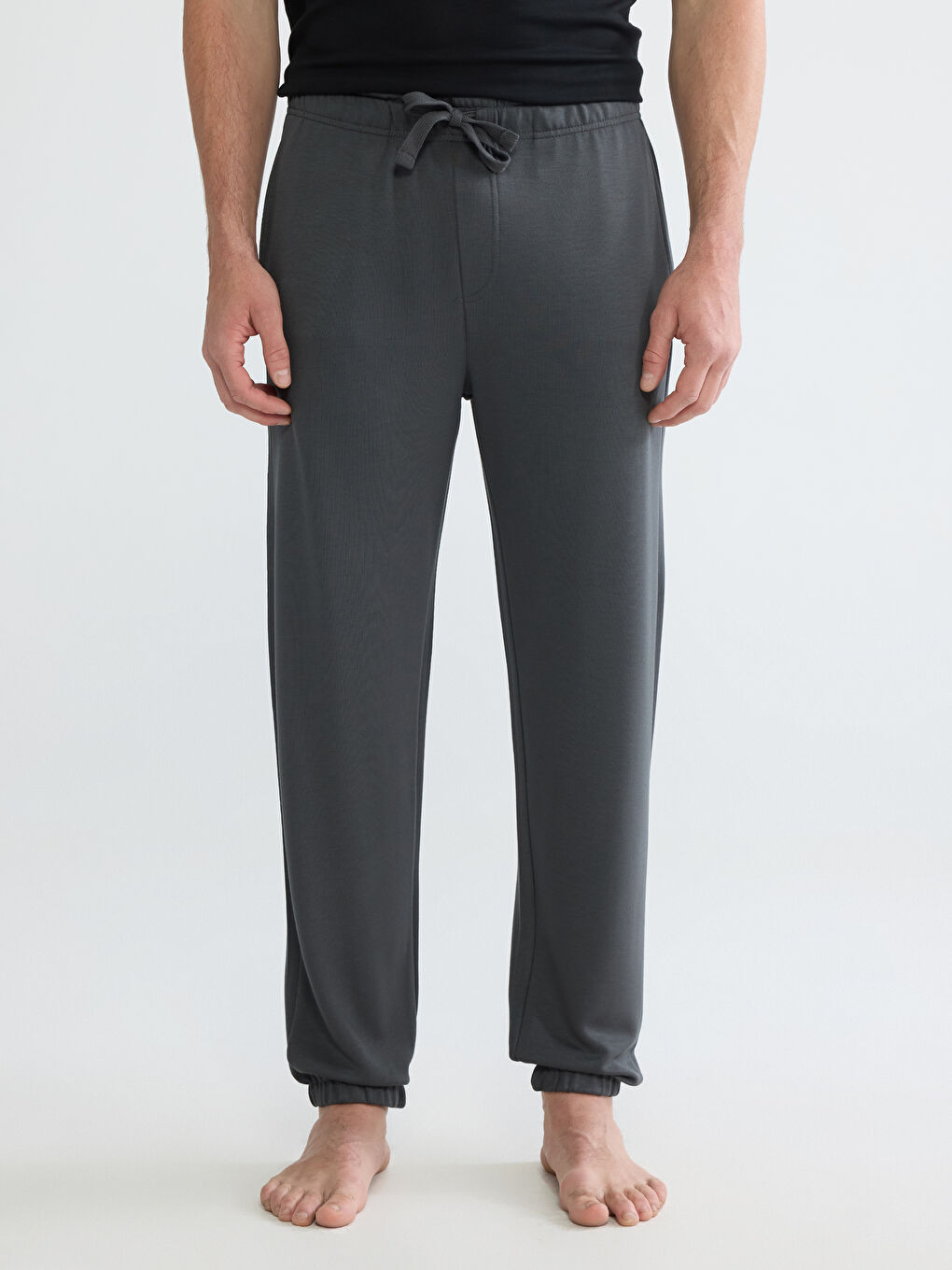 Antrasit Standart Kalıp Erkek Pijama Altı-1