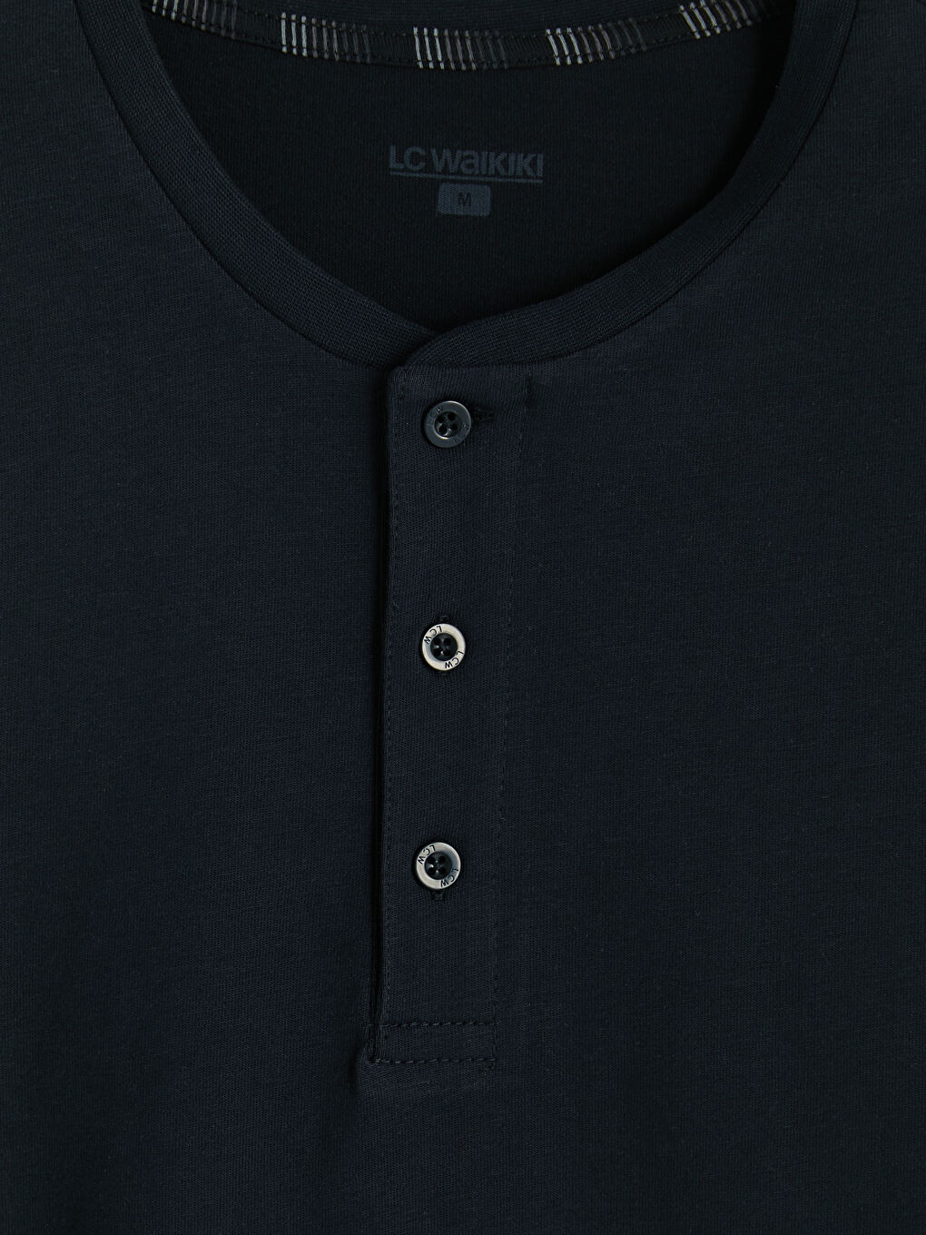 Siyah Standart Kalıp Baskılı Erkek Pijama Takım-6