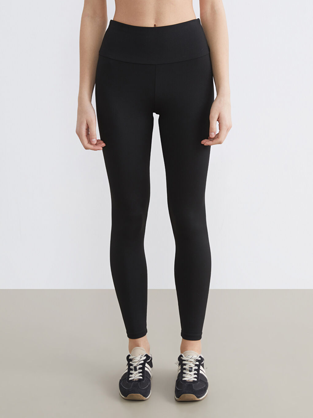 Yüksek Bel Kadın Spor Tayt-1