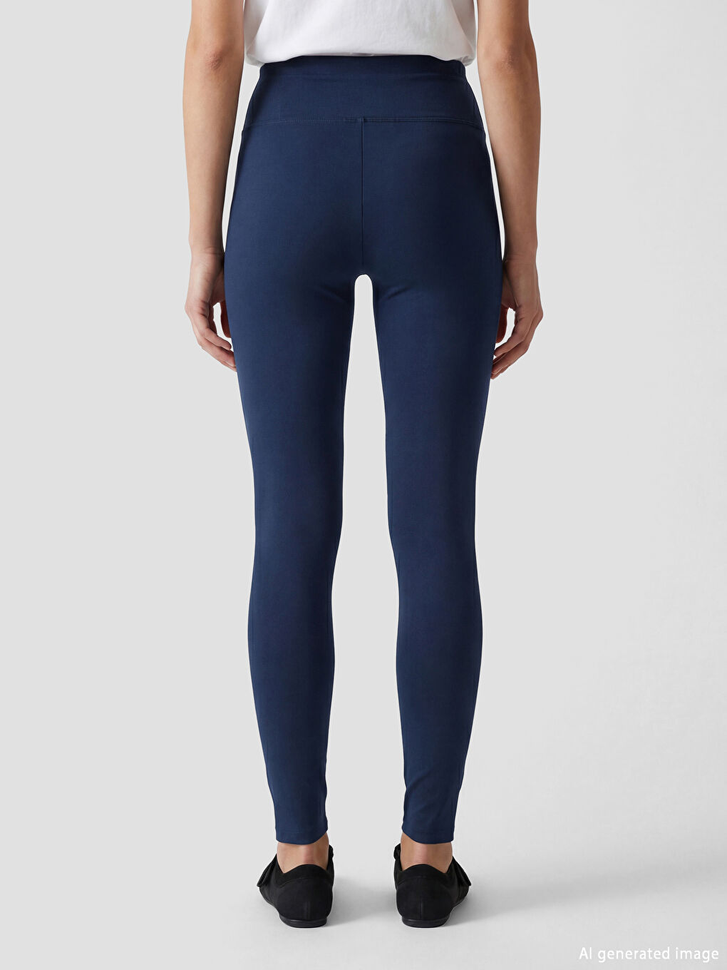 Женские спортивные леггинсы с высокой посадкой-2