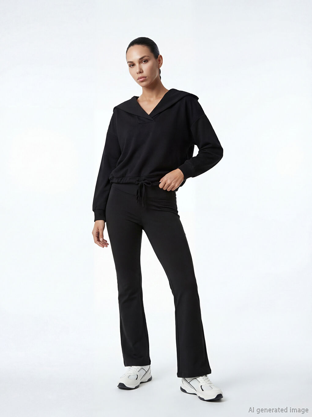 созылмалы белді белдікті клеш леггинстер