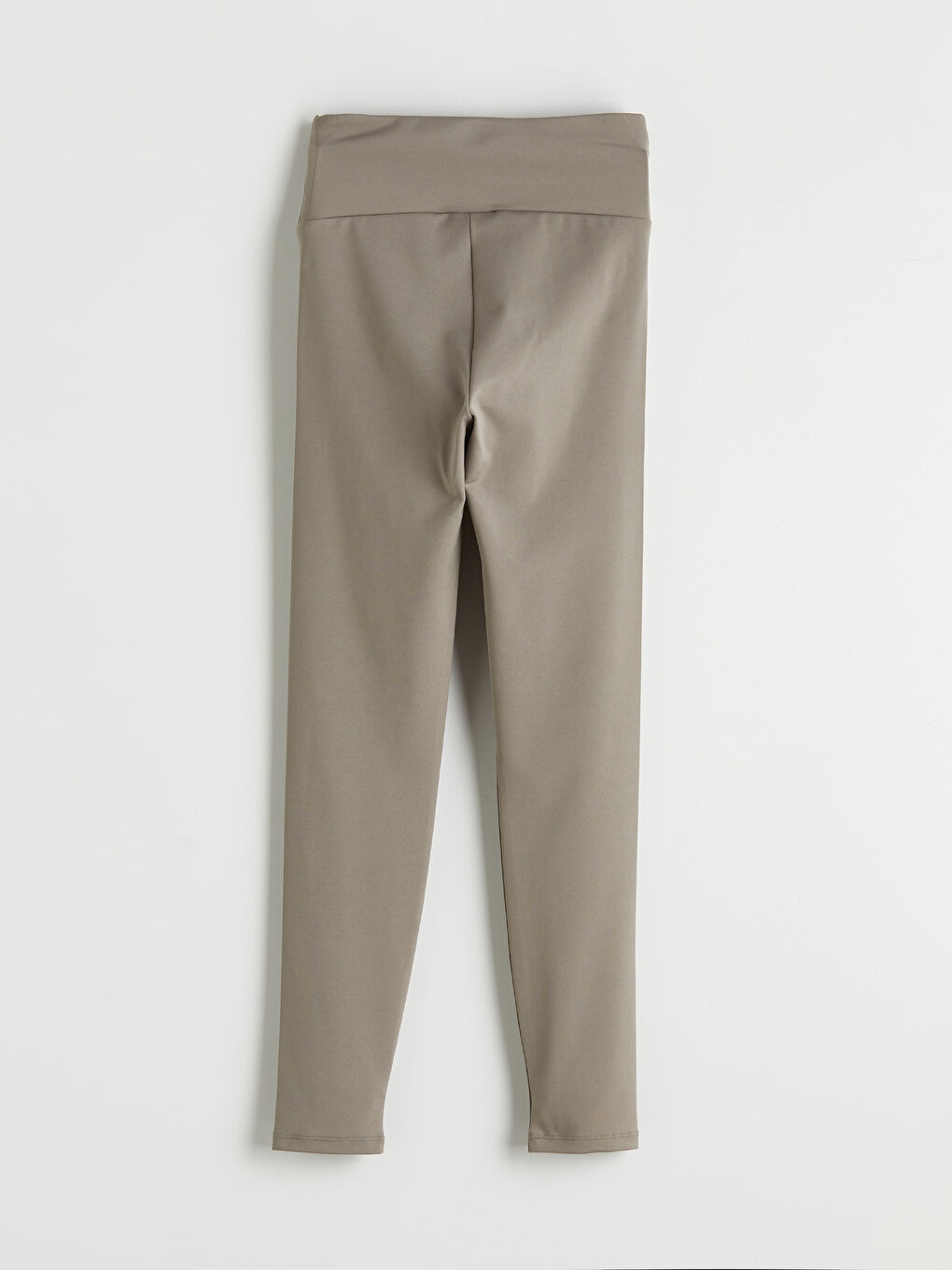 Yeşil Yüksek Bel Kadın Spor Tayt	-5