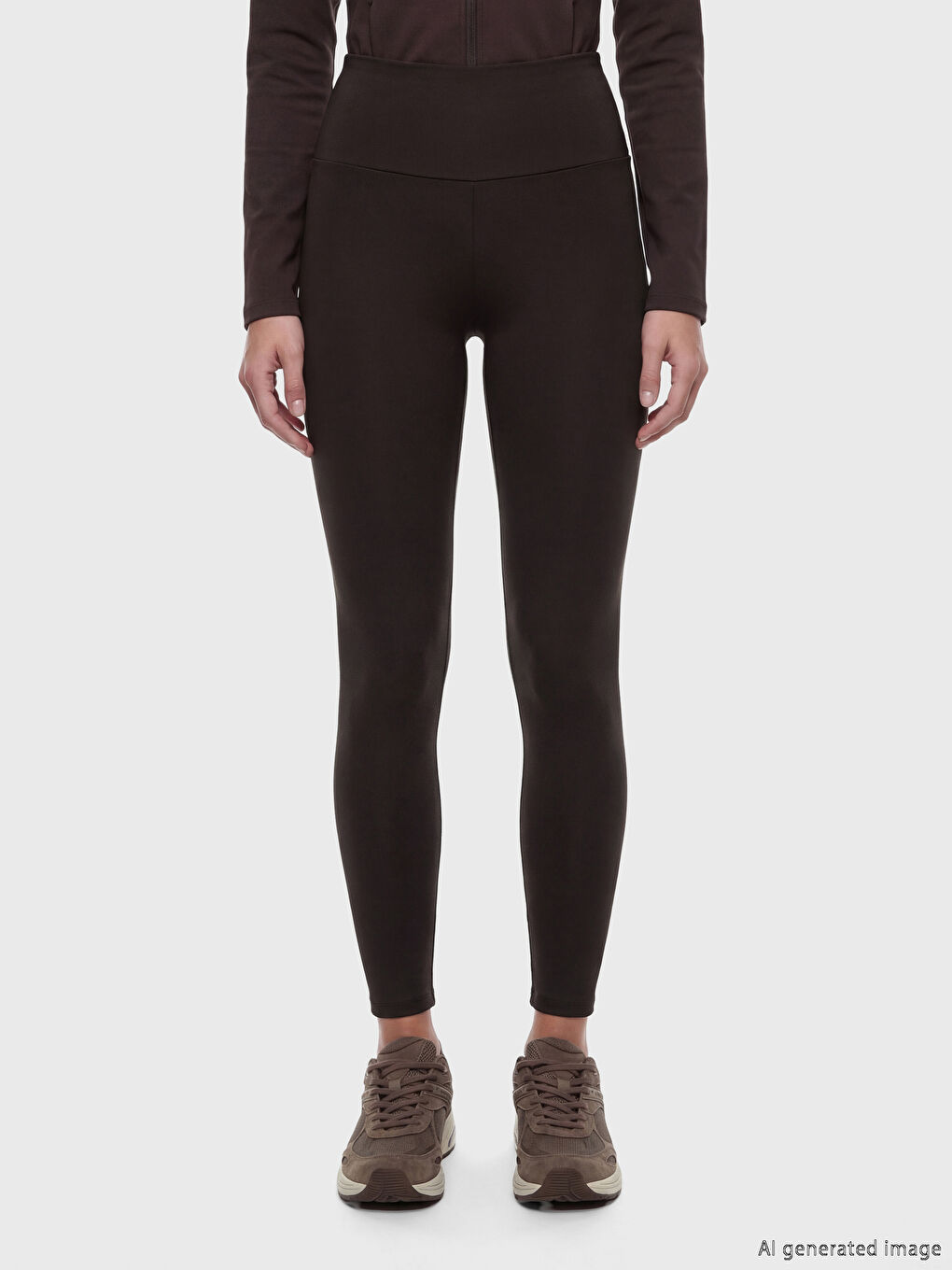 Sportleggings mit hohem Bund für Damen-2