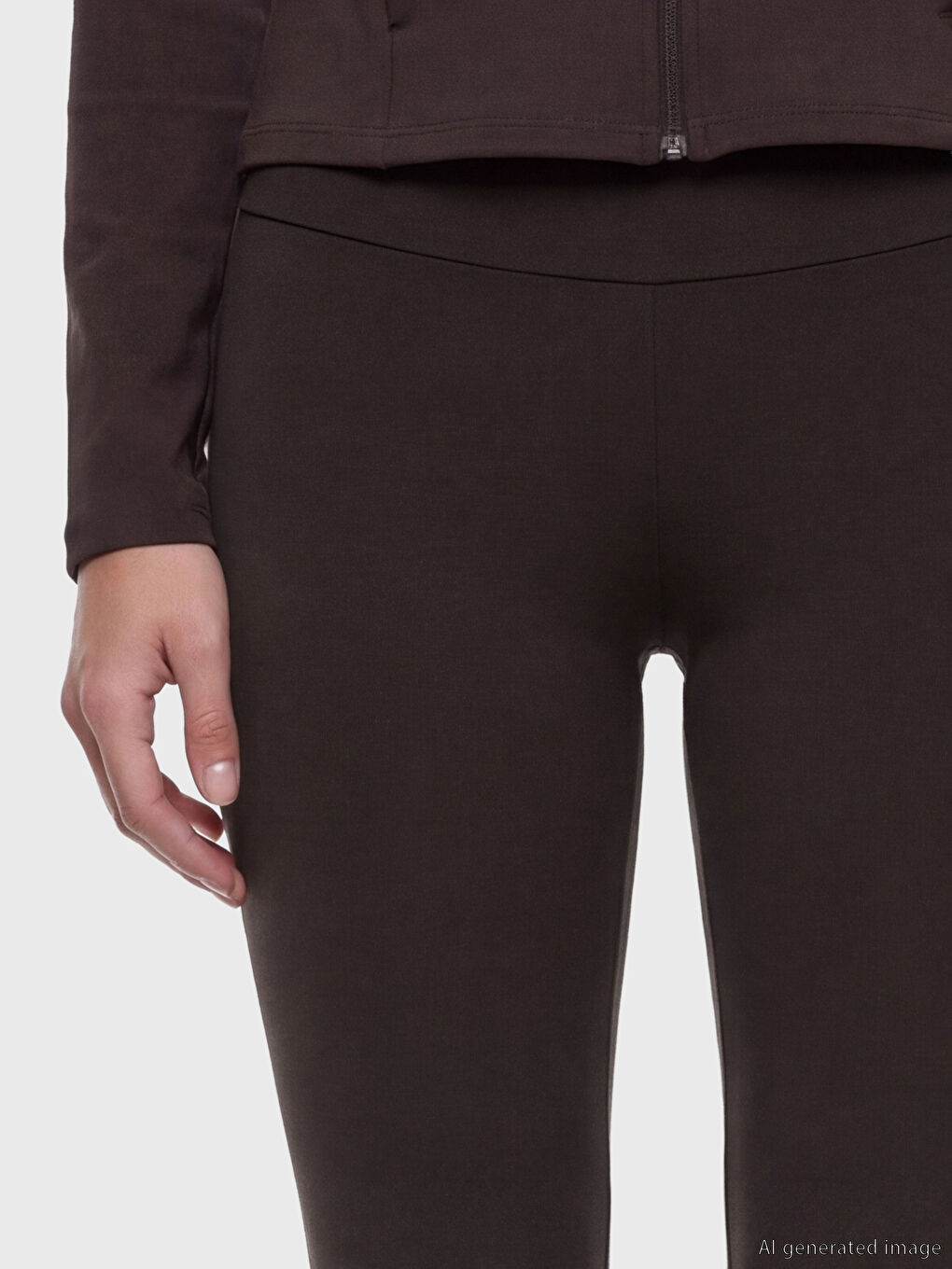 Sportleggings mit hohem Bund für Damen-3