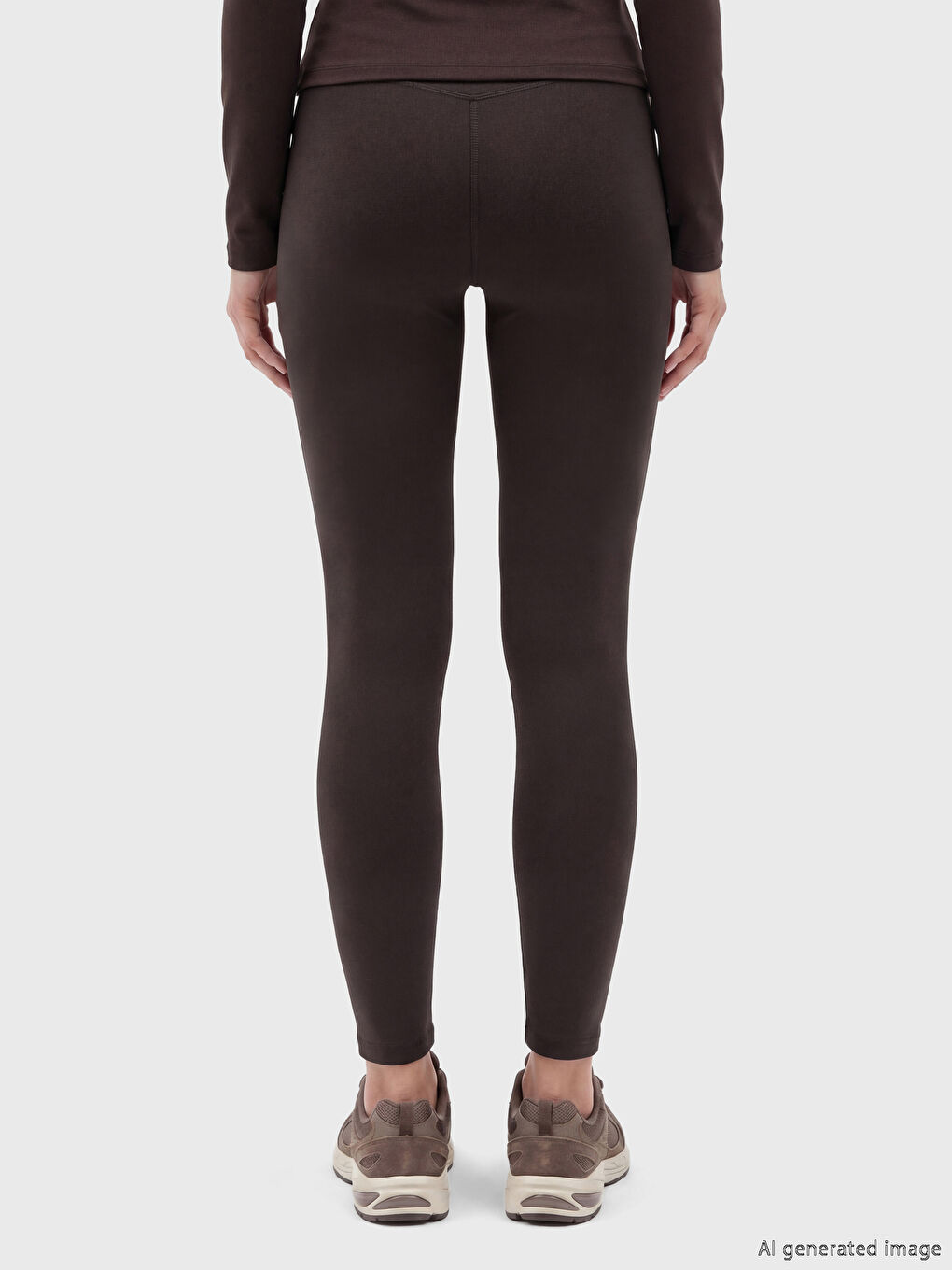 Sportleggings mit hohem Bund für Damen-4