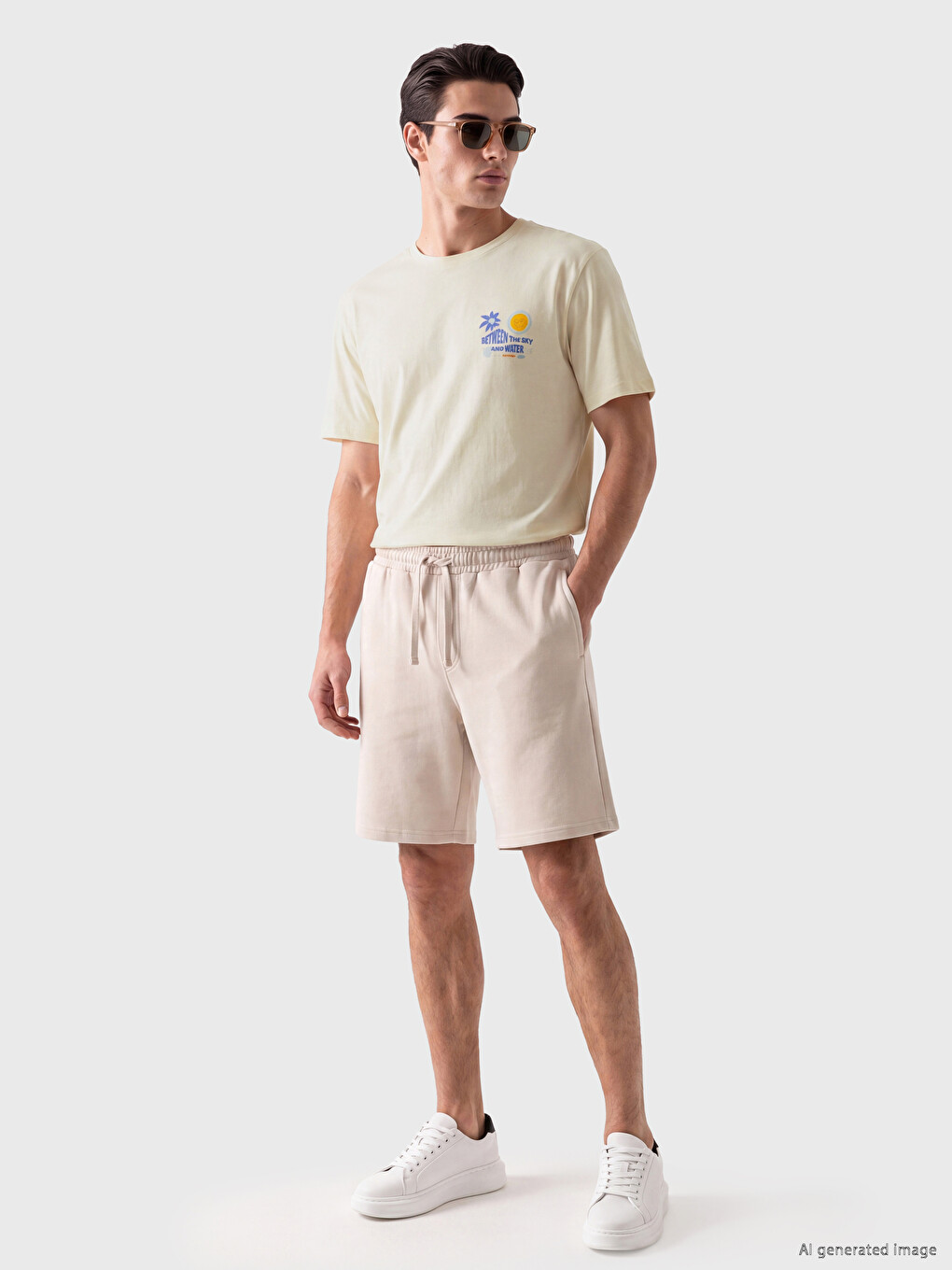 Crew Neck Printed Men's T-shirt-1