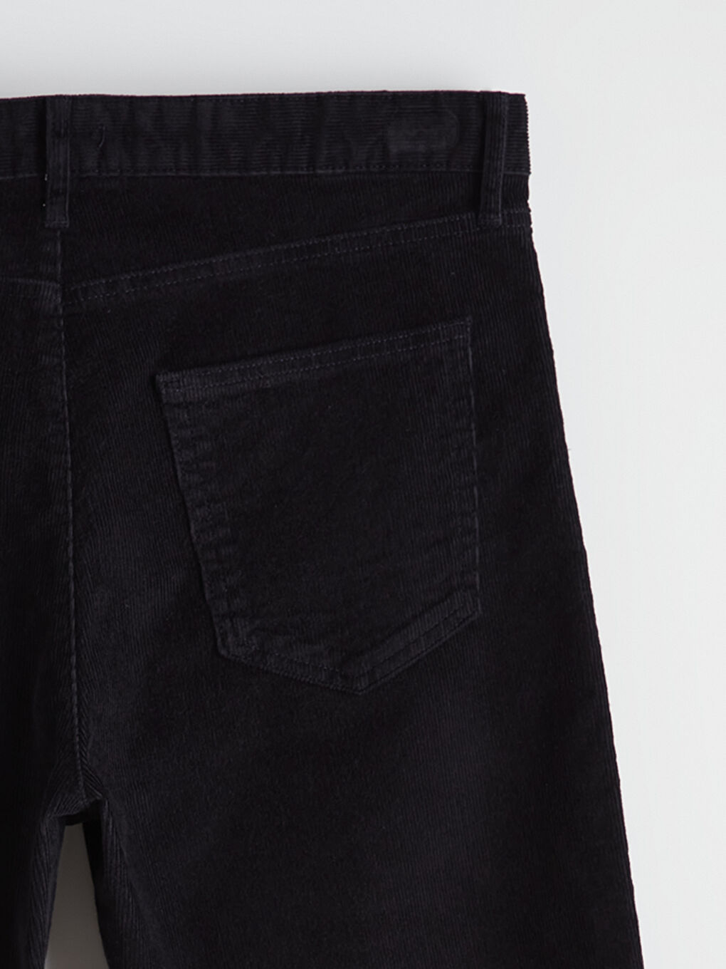 Lacivert Standart Kalıp Kadife Erkek Pantolon-6