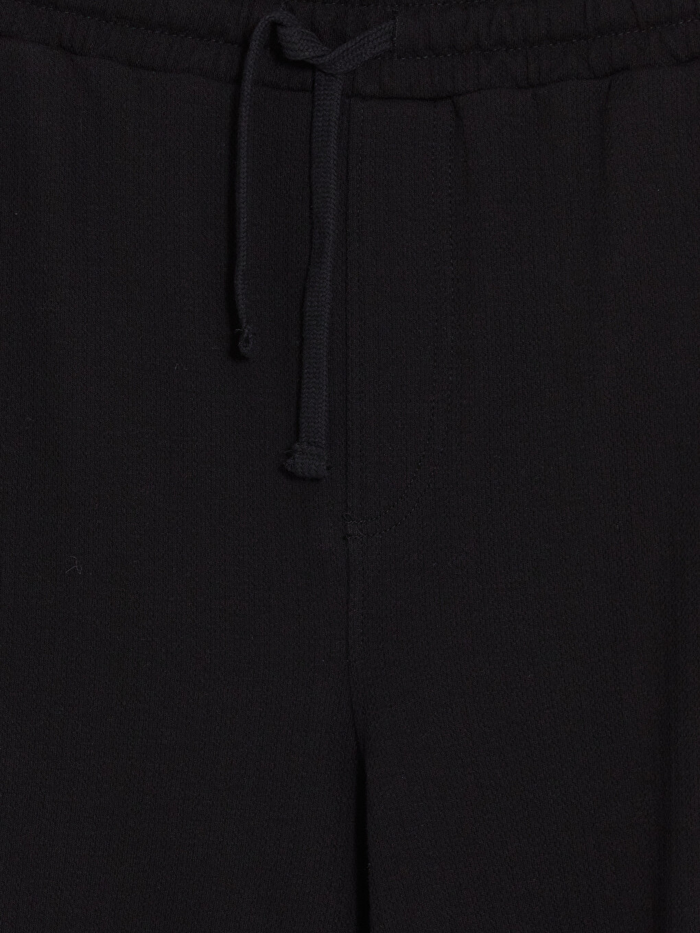 Siyah Regular Fit Erkek Şort-1