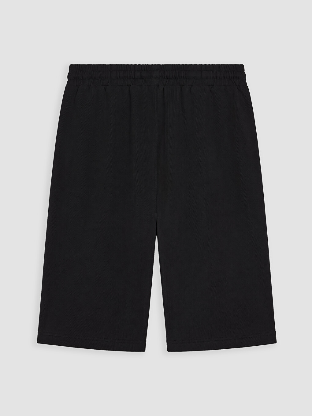 Siyah Regular Fit Erkek Şort-2