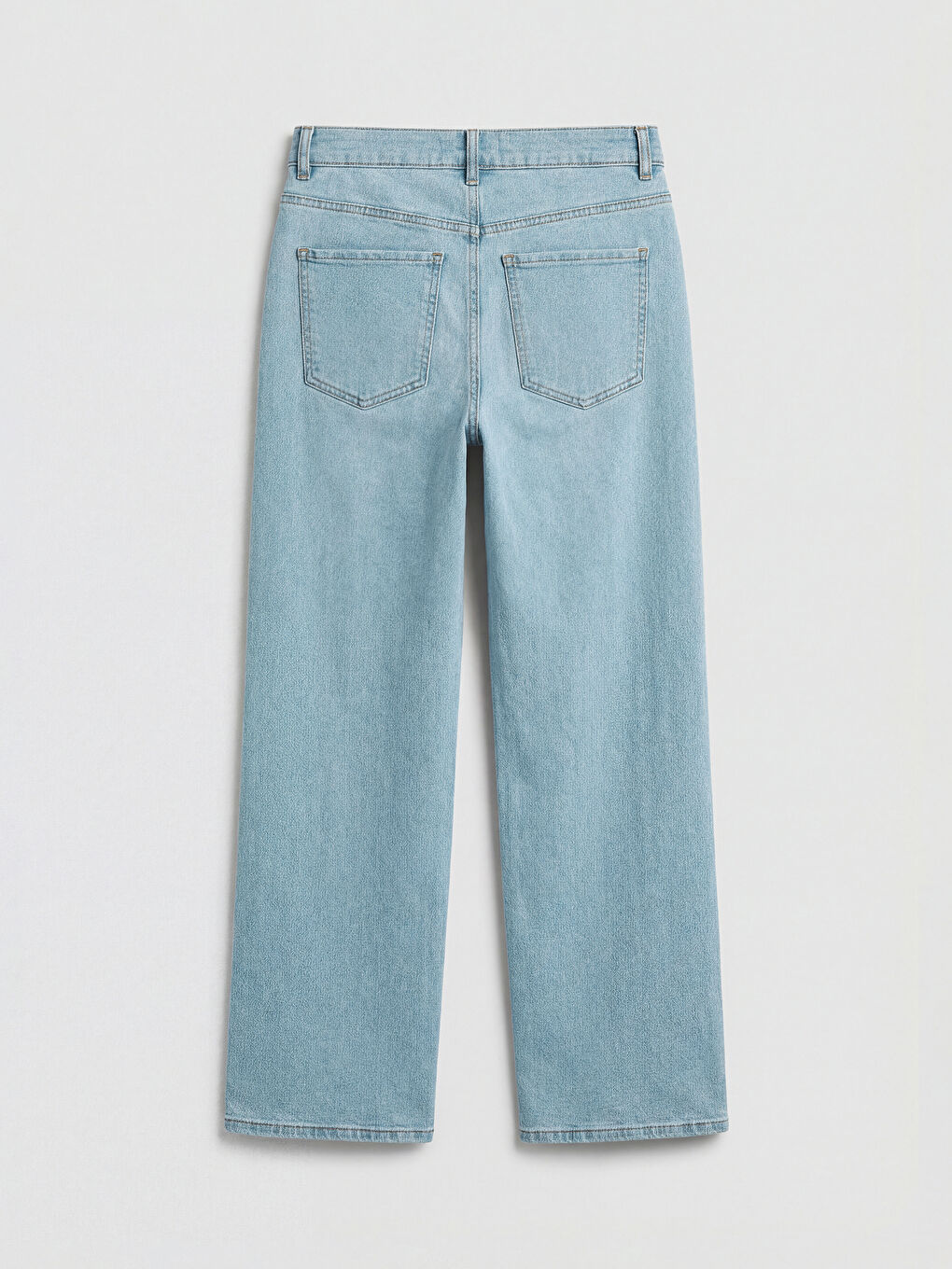 İndigo Straight Fit Kadın Jean Pantolon-1