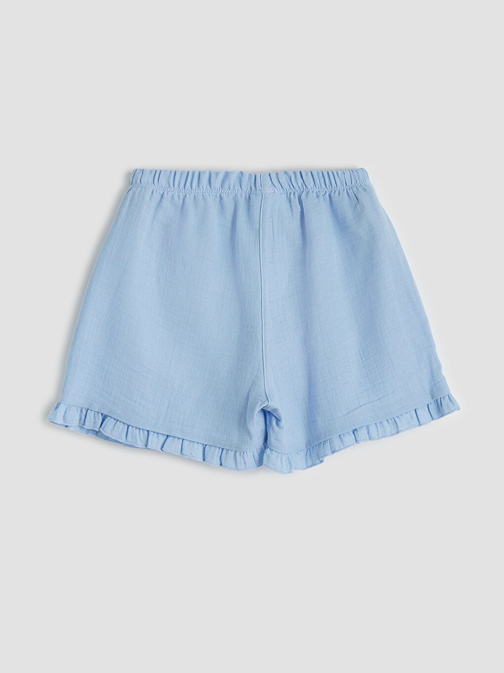 Mavi Kiraz Baskılı Tişört ve Şort 2'li-4