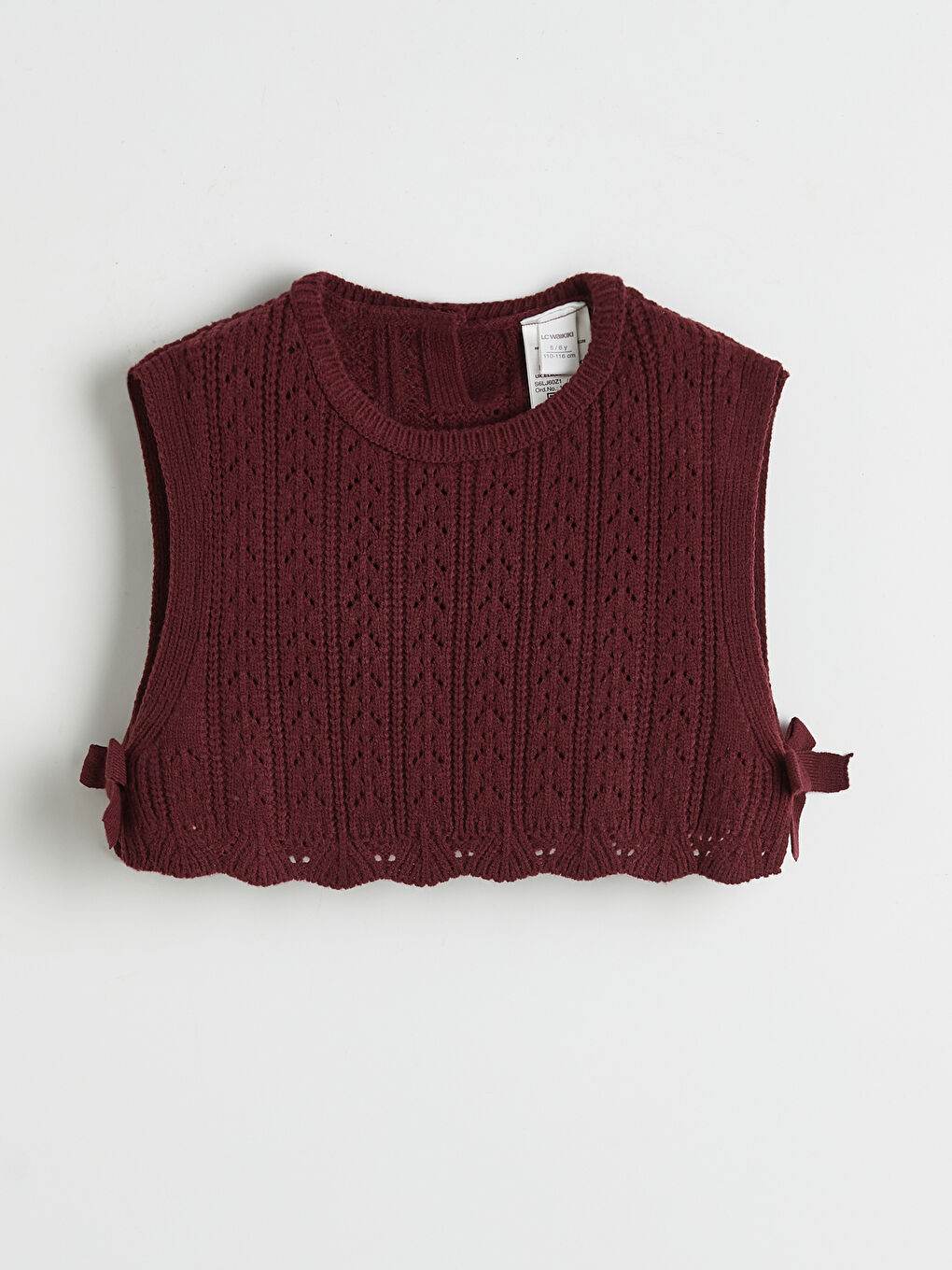 Ekru Çiçekli Kız Çocuk Elbise ve Süveter-1