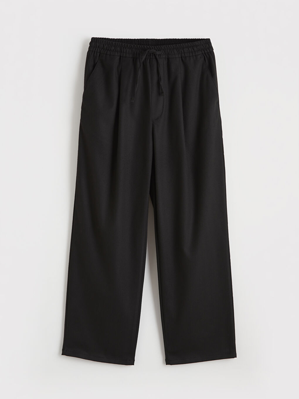 Siyah Bol Fit Erkek Pantolon