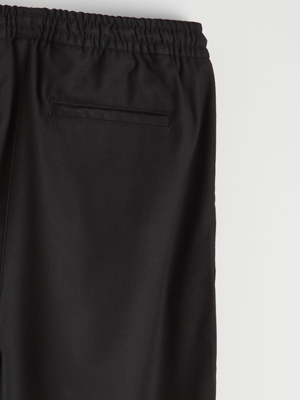 Siyah Bol Fit Erkek Pantolon-1