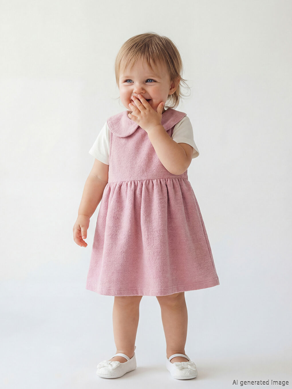 Peter Pan Collar Baby Girls' Dress and T-shirt