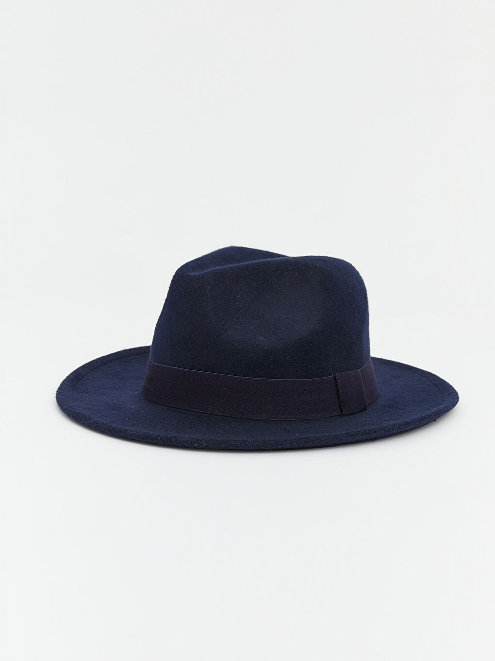 Lacivert Kadın Fötr Şapka-1