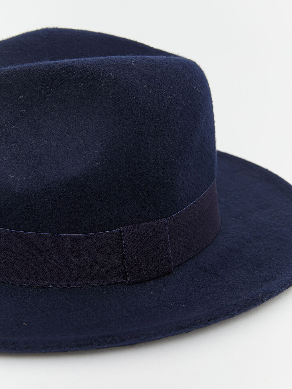 Lacivert Kadın Fötr Şapka-2