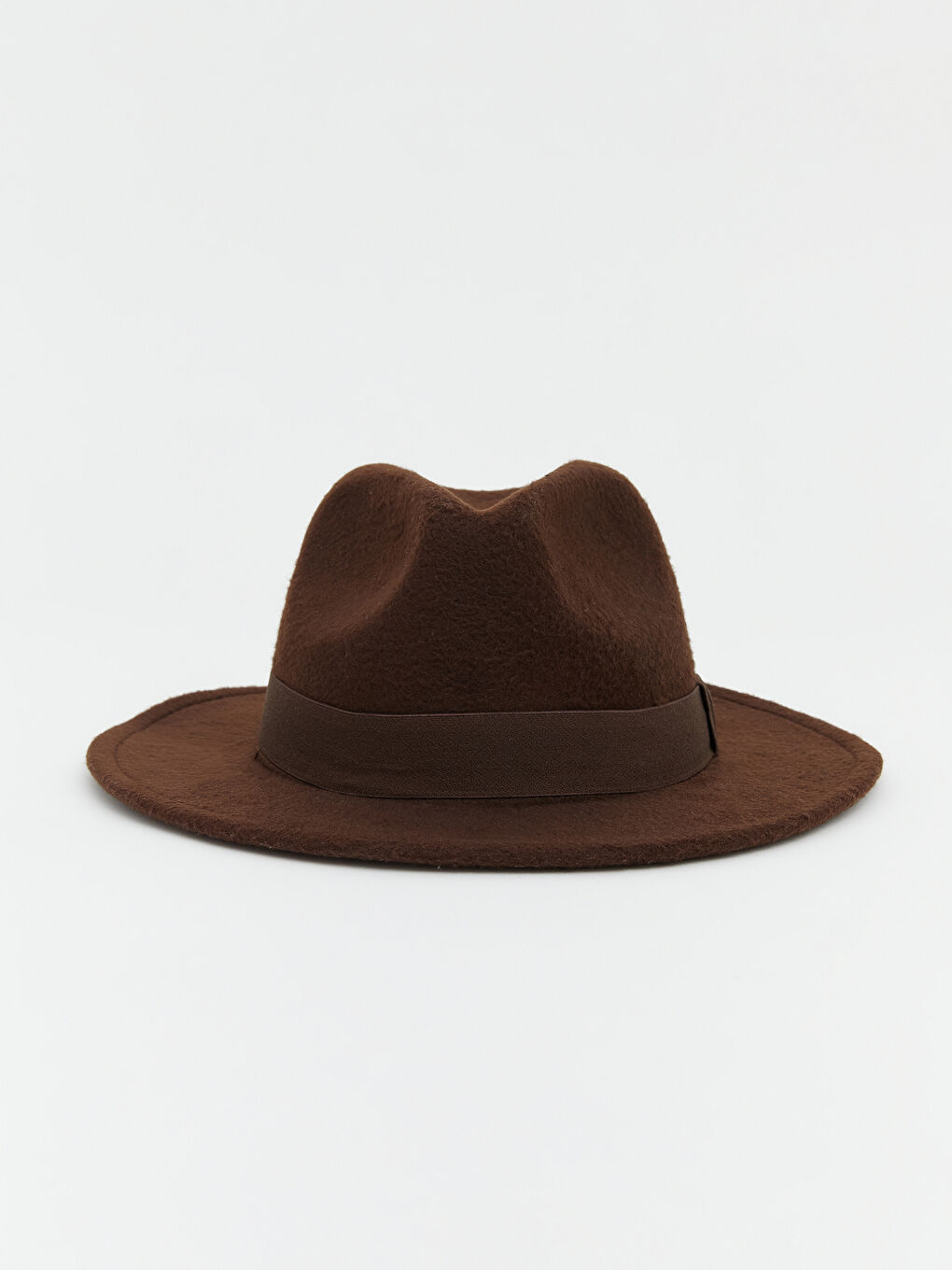 Kahverengi Kadın Fötr Şapka