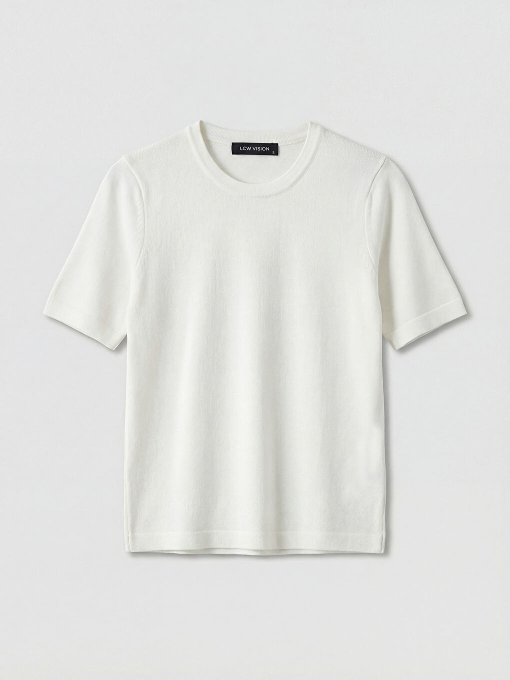 سترة تريكو نسائية بياقة دائرية-4