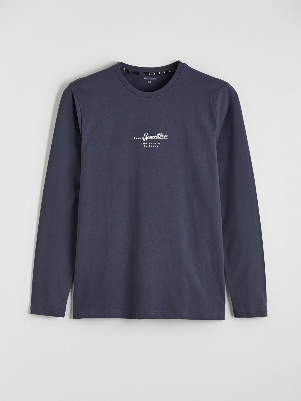 Antrasit Standart Kalıp Baskılı Erkek Pijama Takım-1