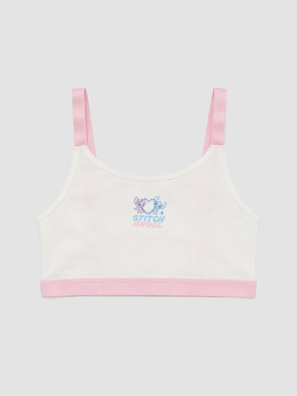 Stitch And Angel Printed Girls' 2-pack Bustier Top-1