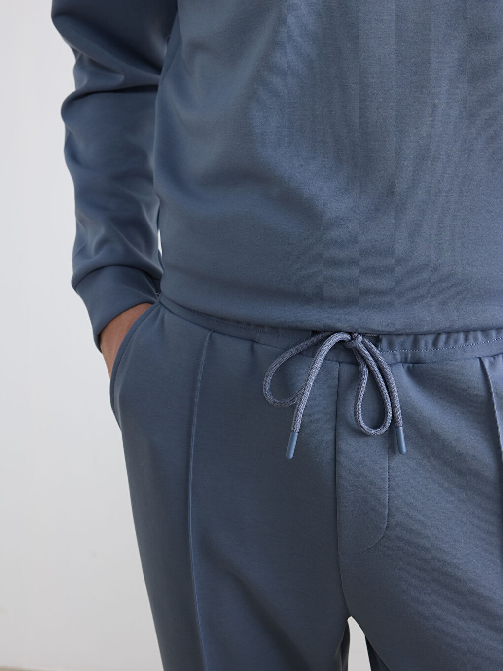 İndigo Standart Kalıp Erkek Jogger Eşofman Altı-2