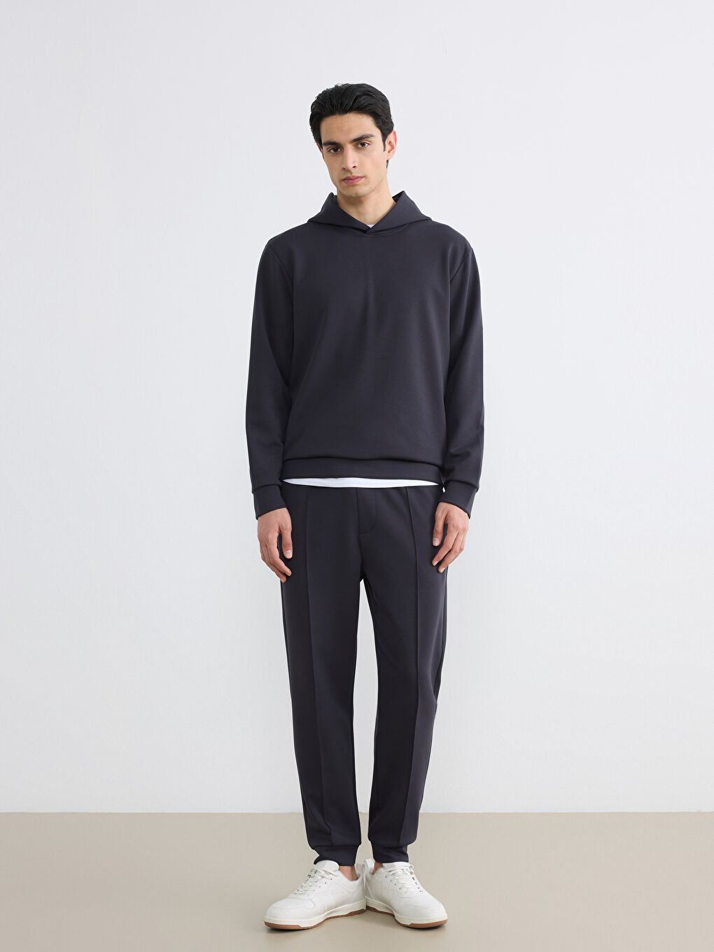 Antrasit Standart Kalıp Erkek Jogger Eşofman Altı