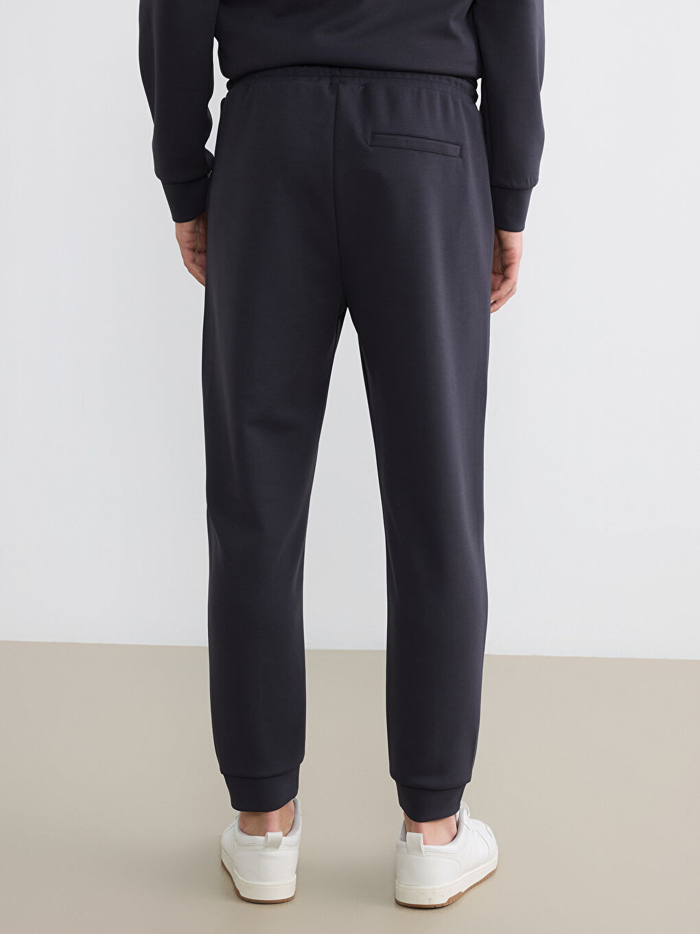 Antrasit Standart Kalıp Erkek Jogger Eşofman Altı-3