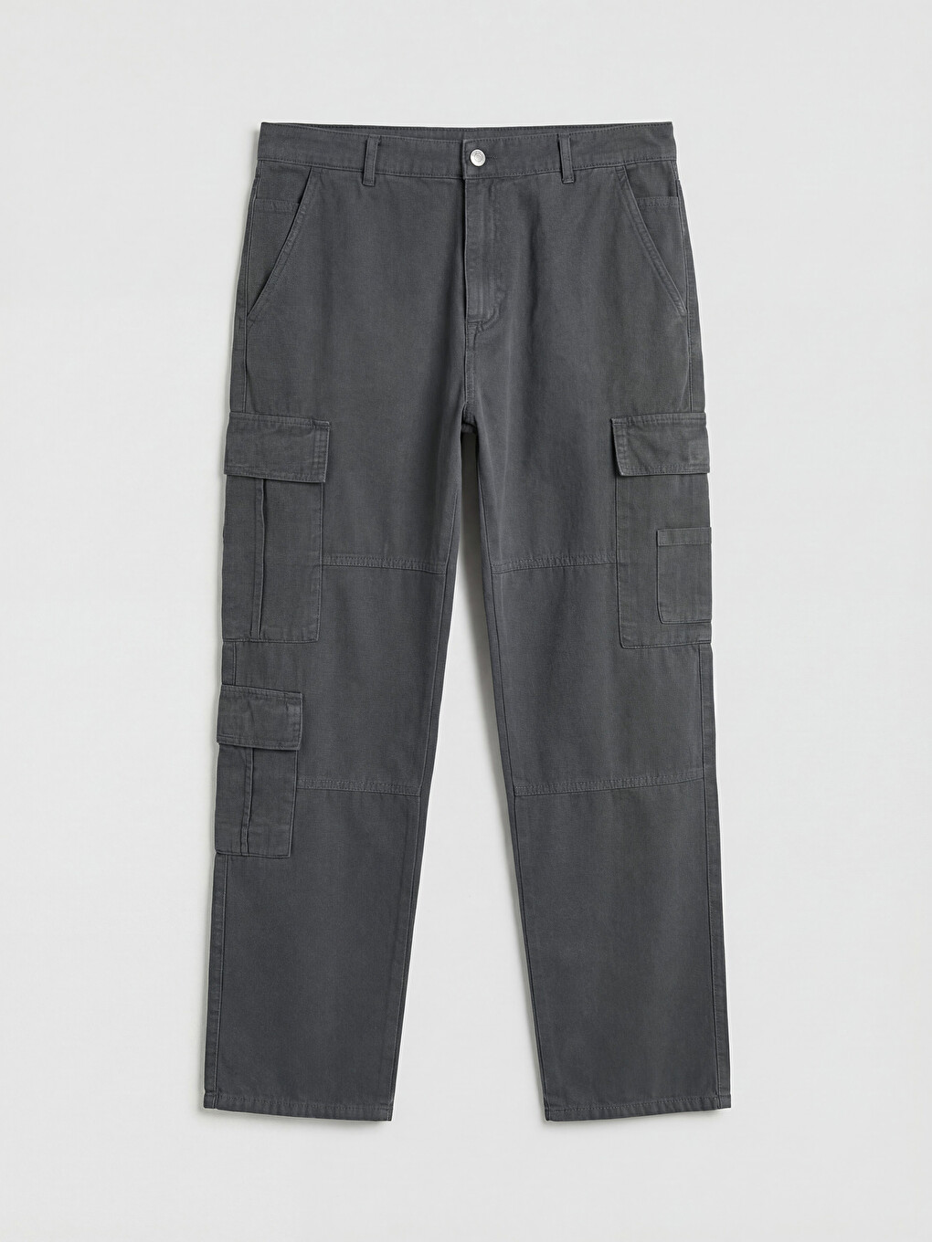 Regular Fit Men's Cargo Trousers-4