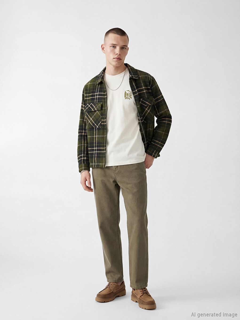 Regular Fit Gabardine Men's Trousers