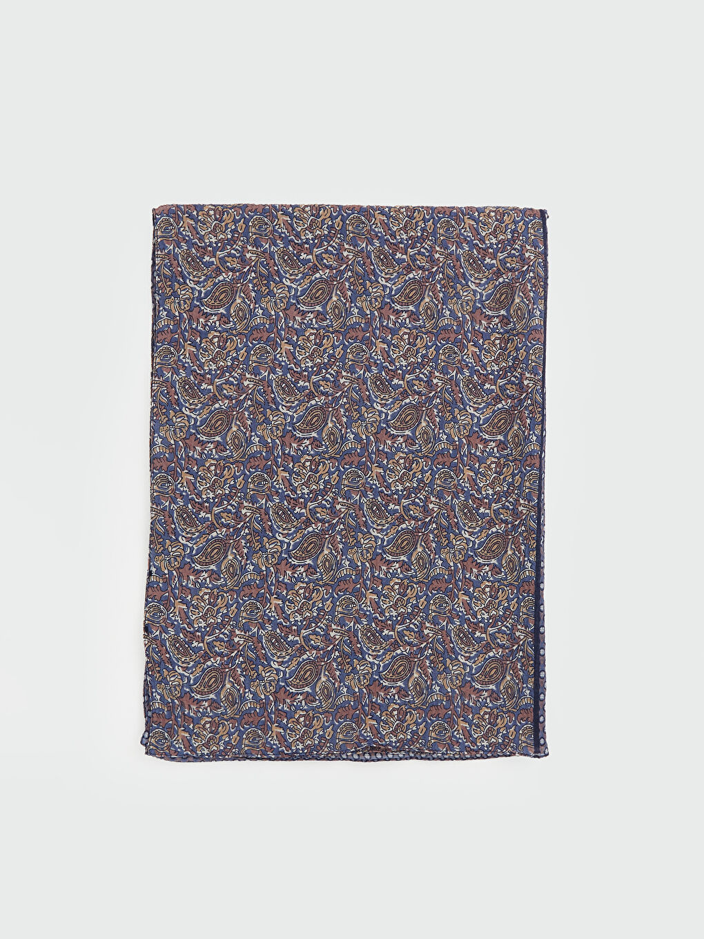 Mürdüm Desenli Kadın Şal-1