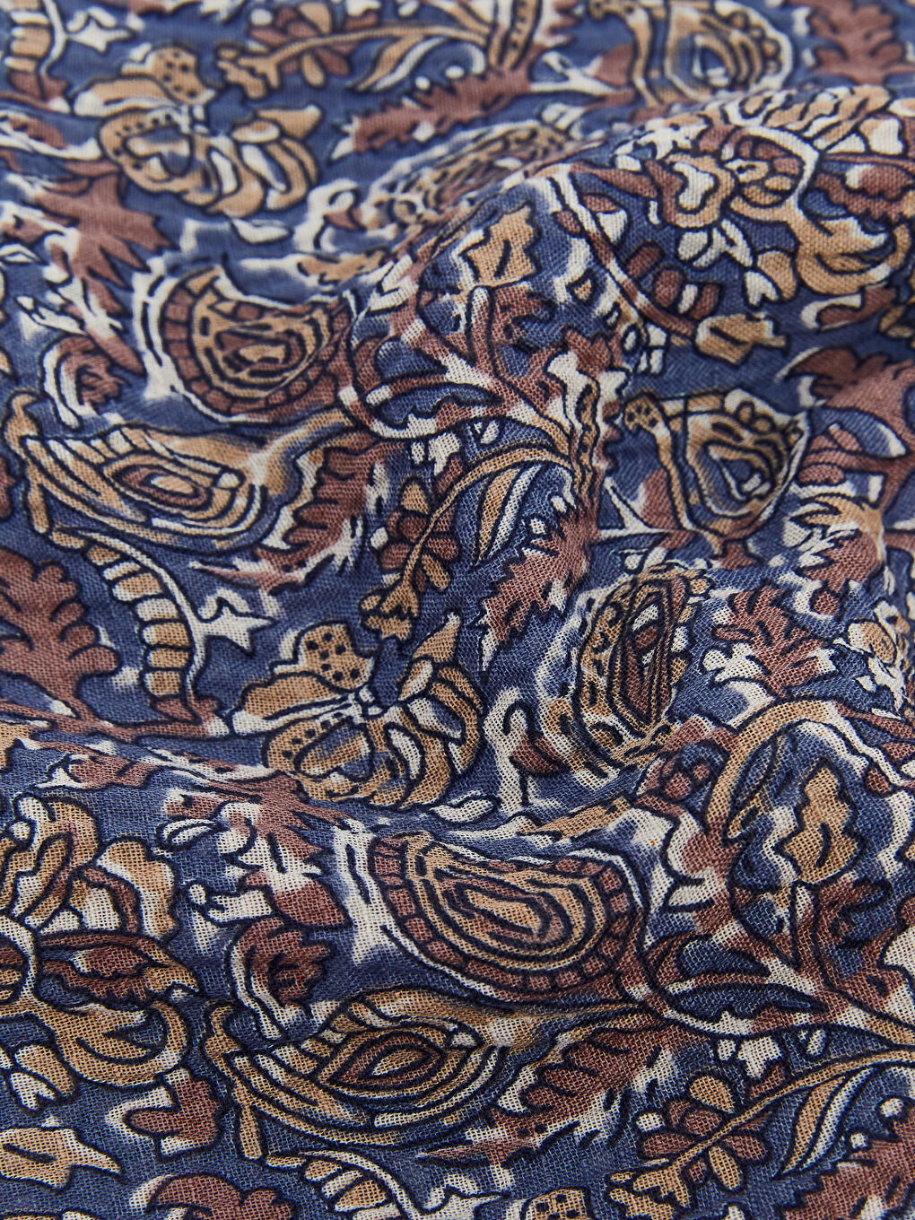 Mürdüm Desenli Kadın Şal-2