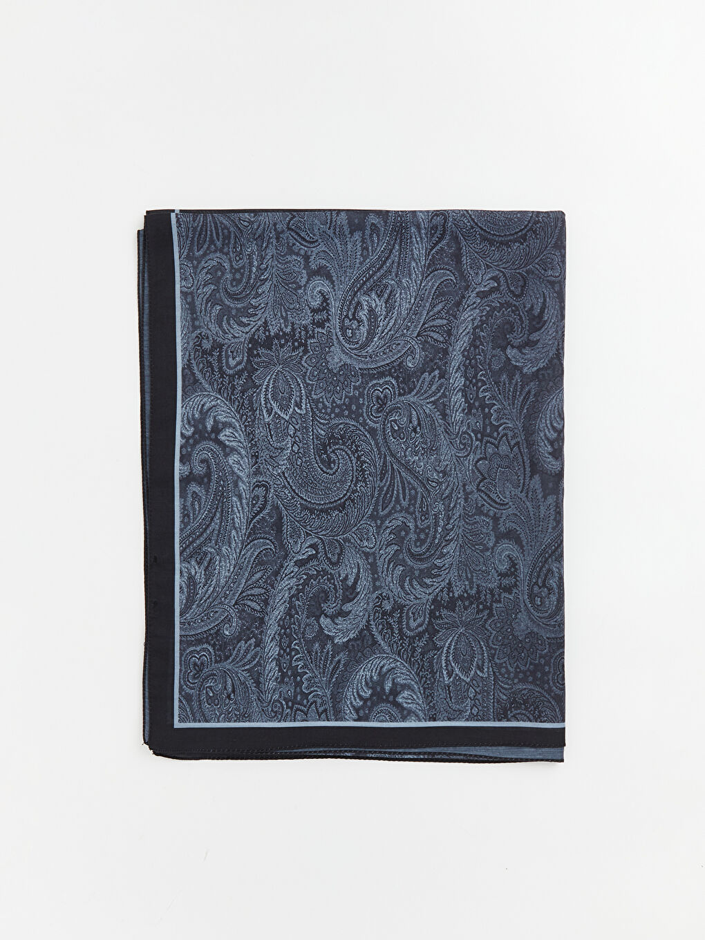 Siyah Desenli Kadın Şal-1