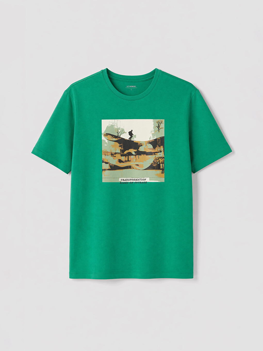 Man Green T-shirt-4
