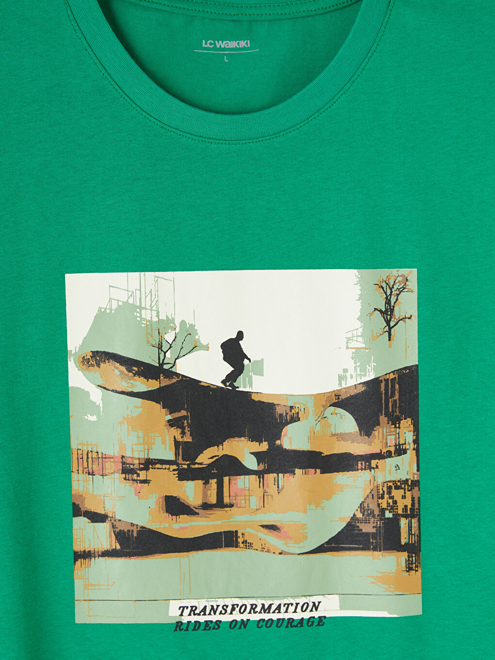 Man Green T-shirt-6