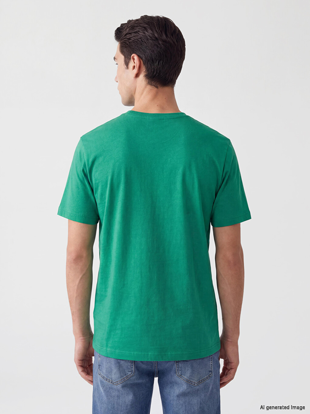 Man Green T-shirt-3