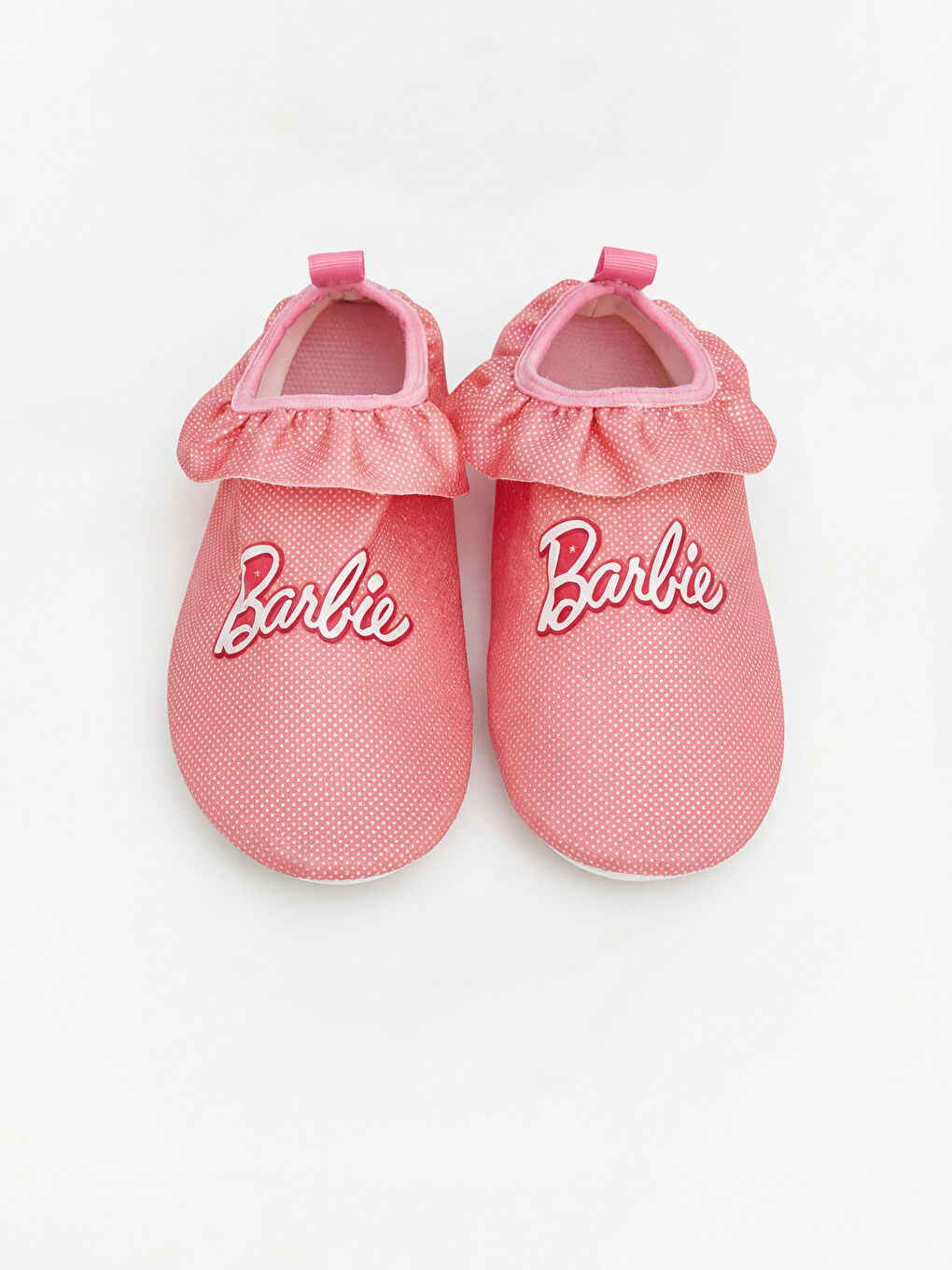 Pembe Barbie Baskılı Kız Çocuk Deniz Ayakkabısı-2