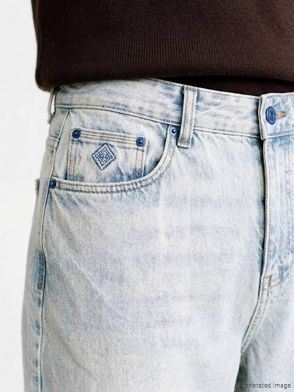 710 loose fit men's jeans-2