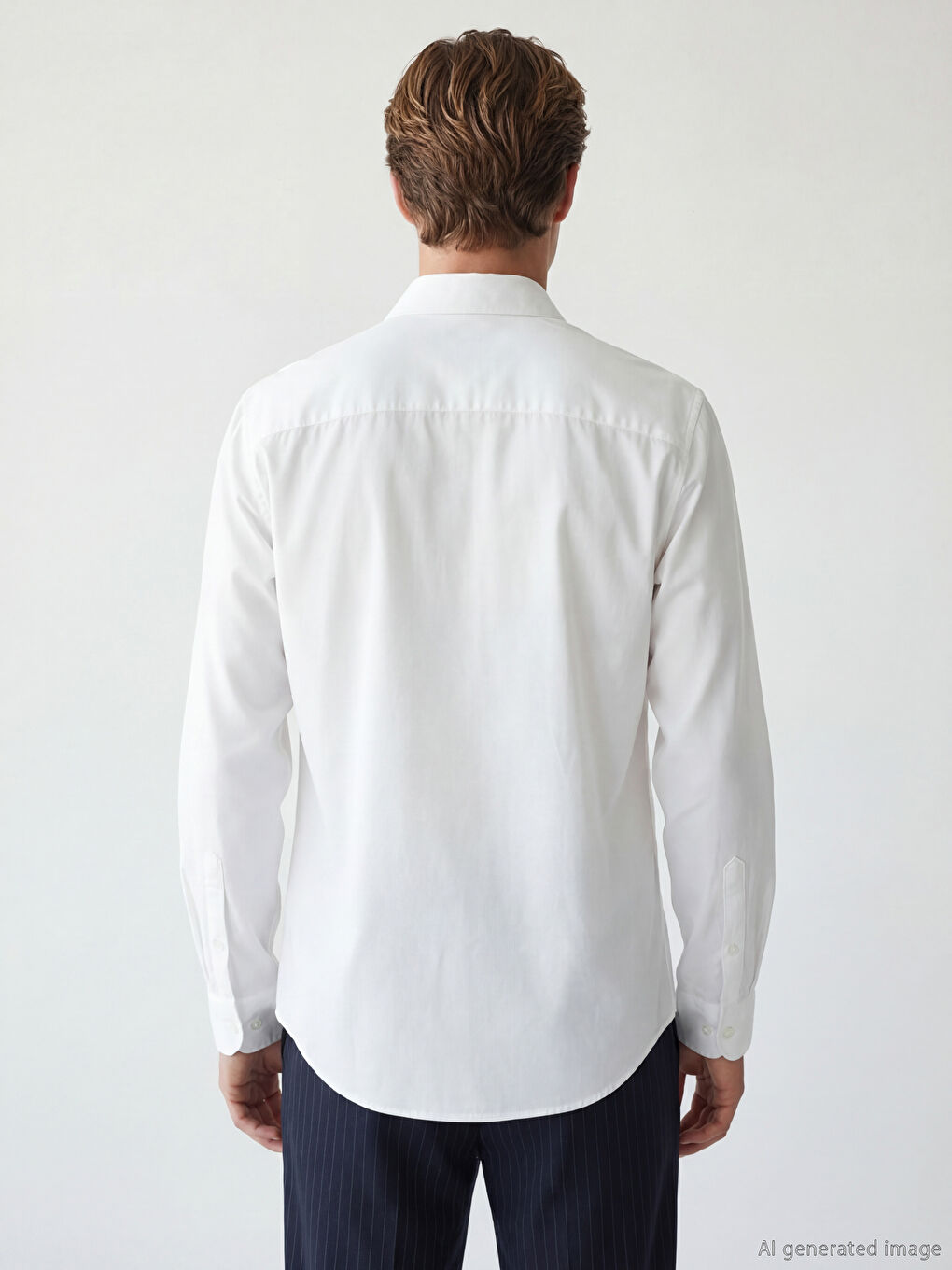 Ekru Regular Fit Oxford Erkek Gömlek-3