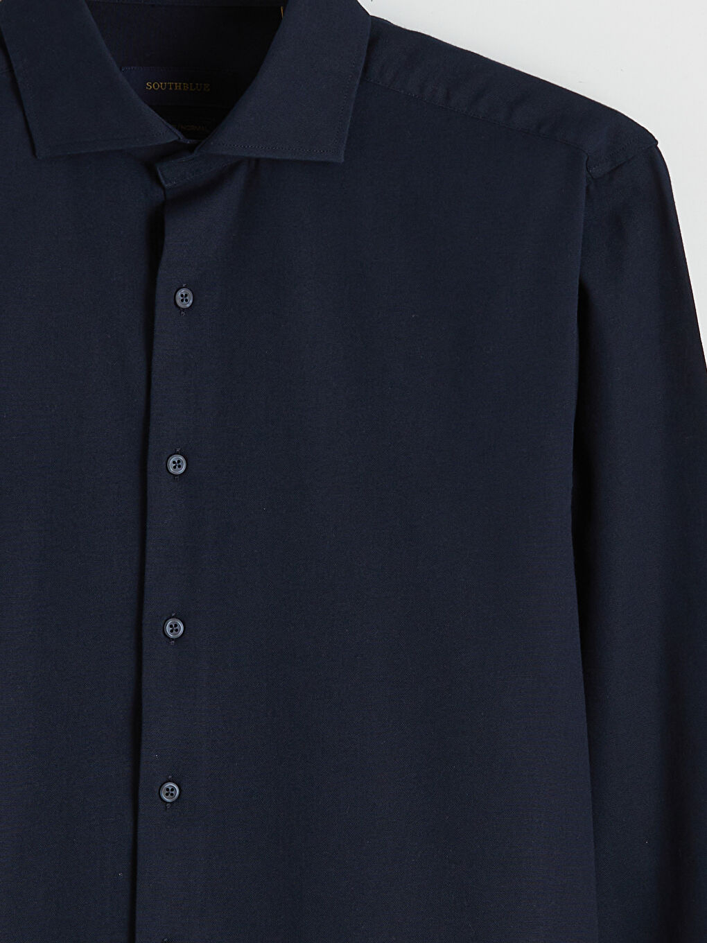 Lacivert Regular Fit Oxford Erkek Gömlek-1