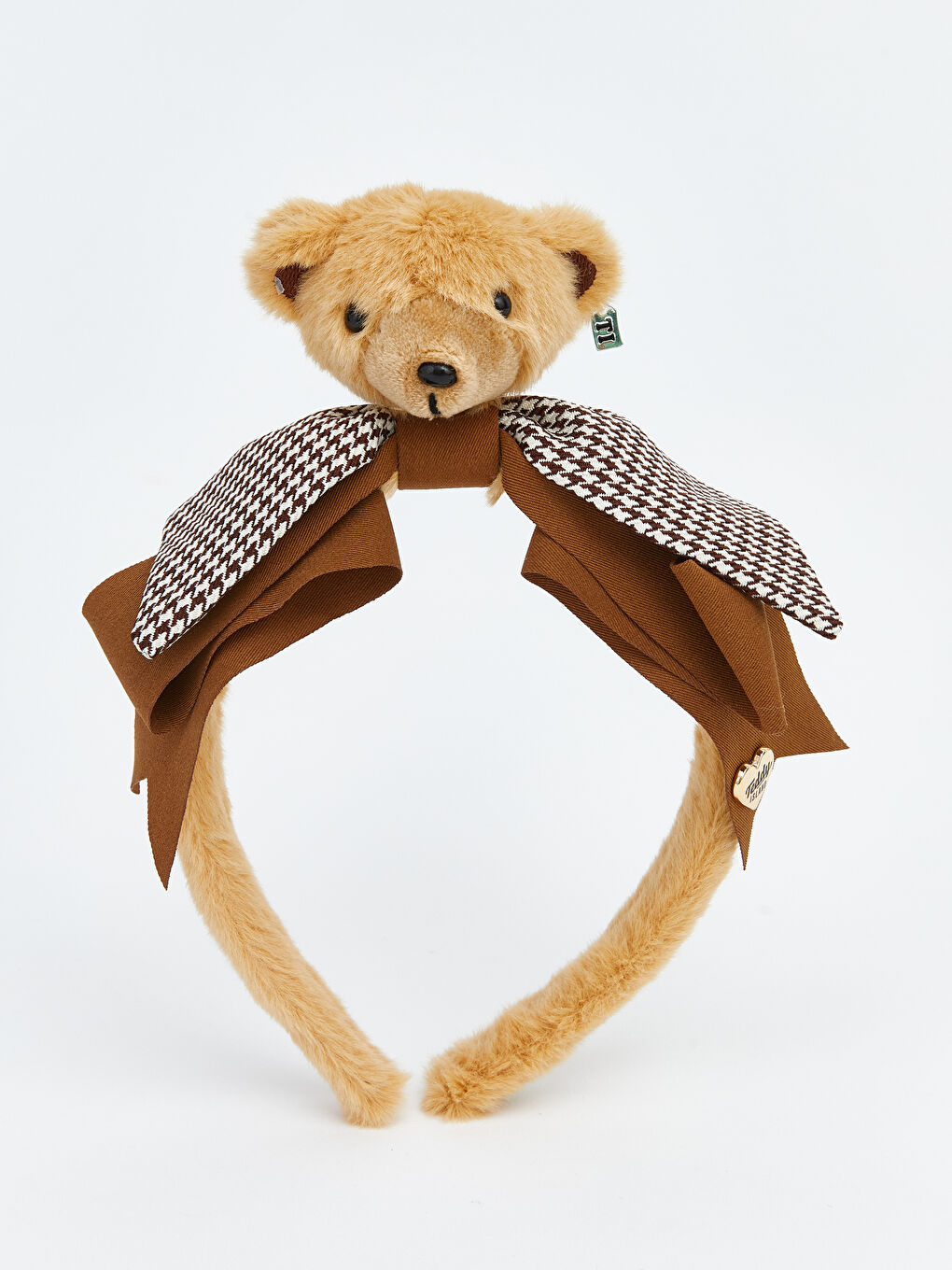 Karışık Ayıcık Figürlü Kız Çocuk Pelüş Taç-1