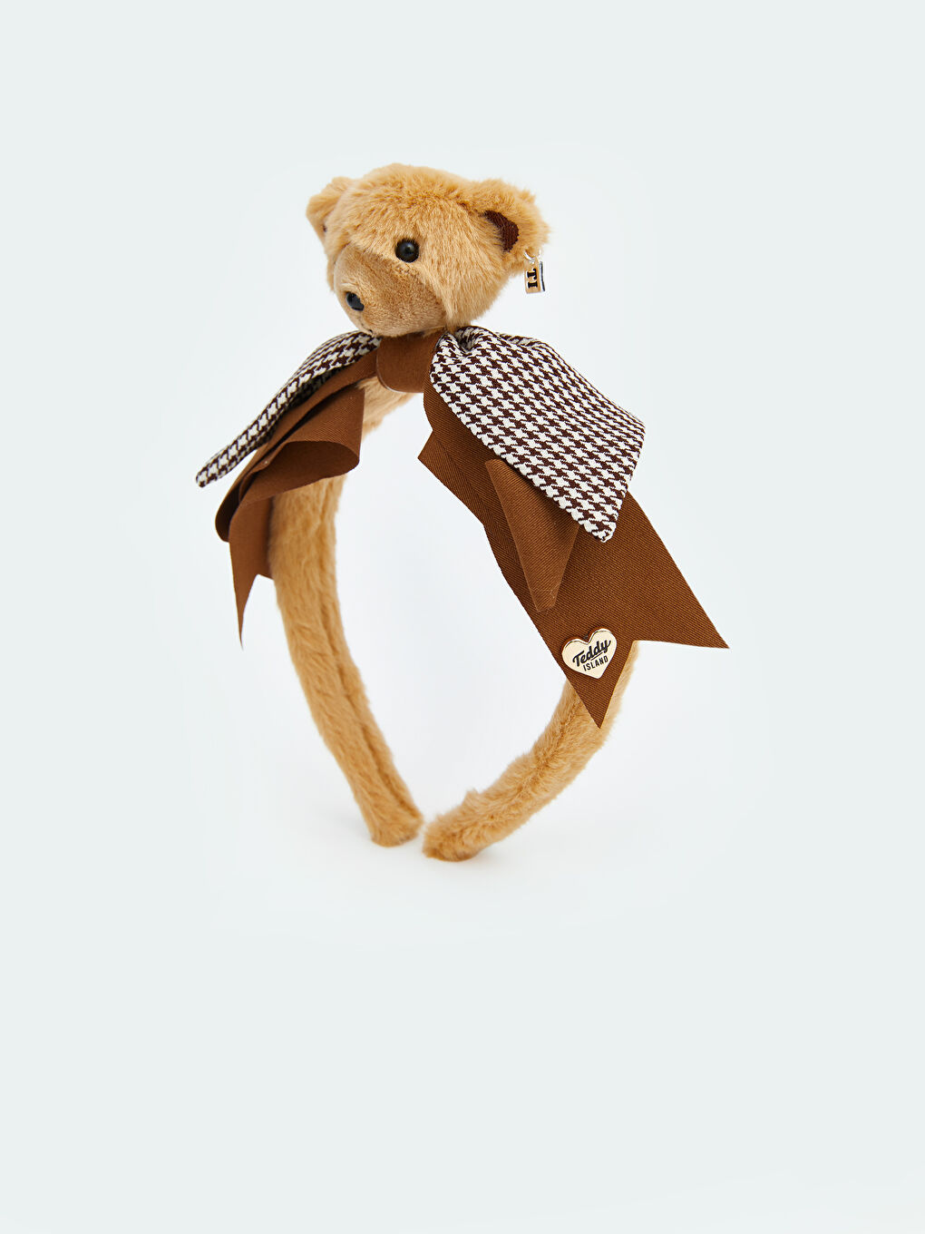 Karışık Ayıcık Figürlüı Pelüş Kız Çocuk Taç-1