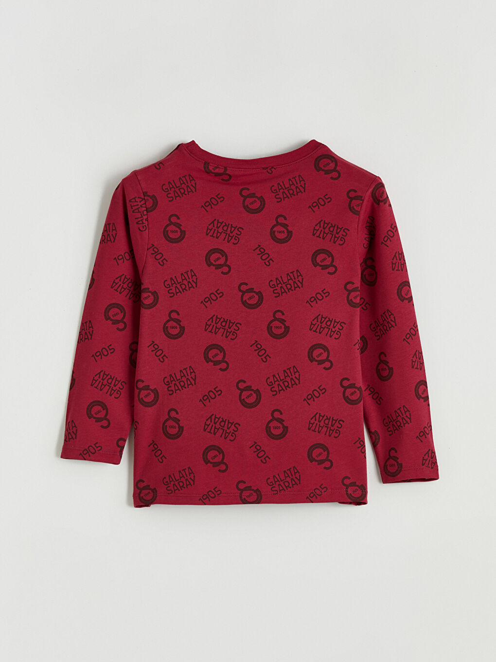 Kırmızı Galatasaray Baskılı Erkek Çocuk Pijama Üstü-2