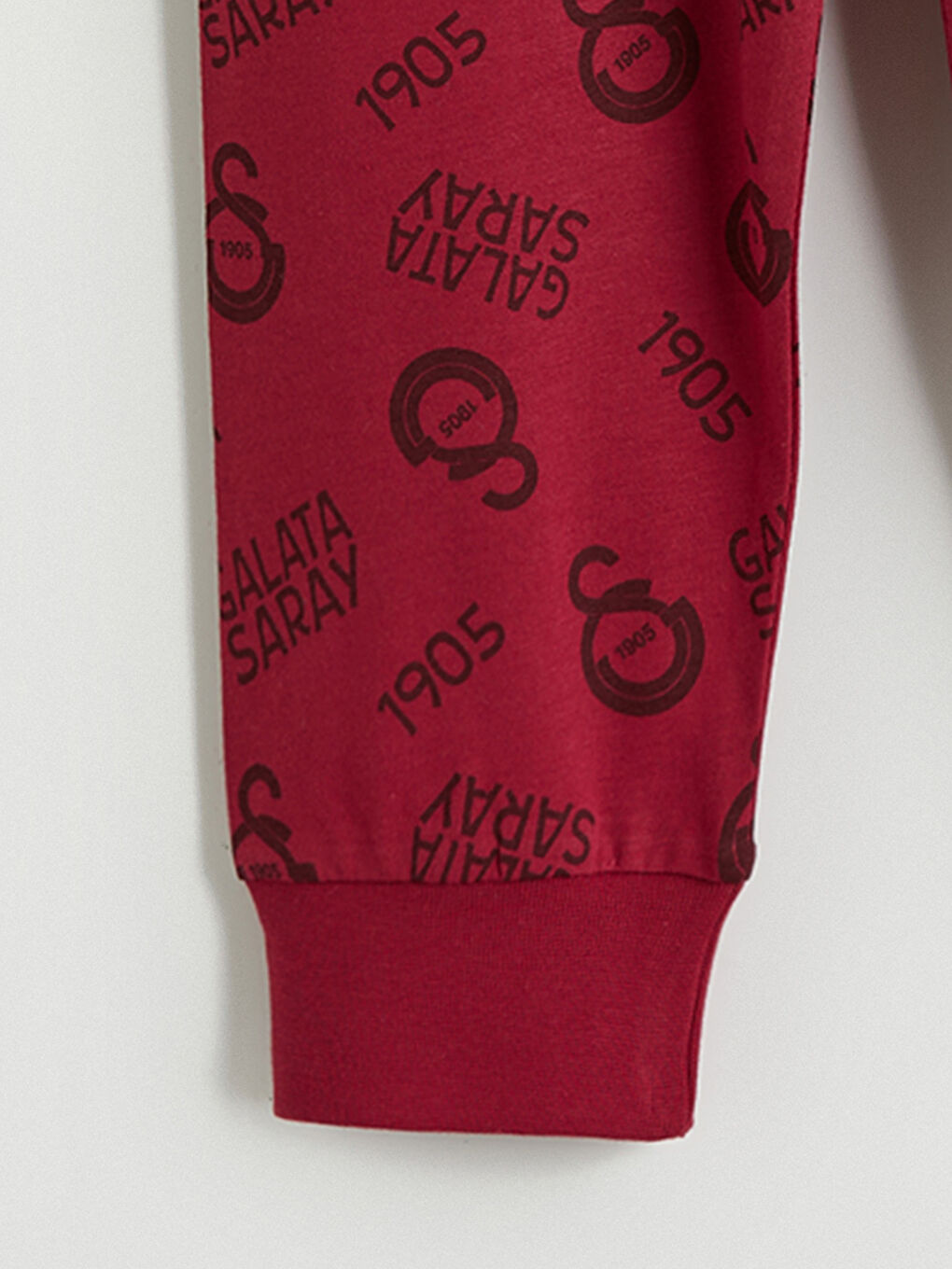 Kırmızı Bisiklet Yaka Galatasaray Baskılı Erkek Çocuk Pijama Takımı-5