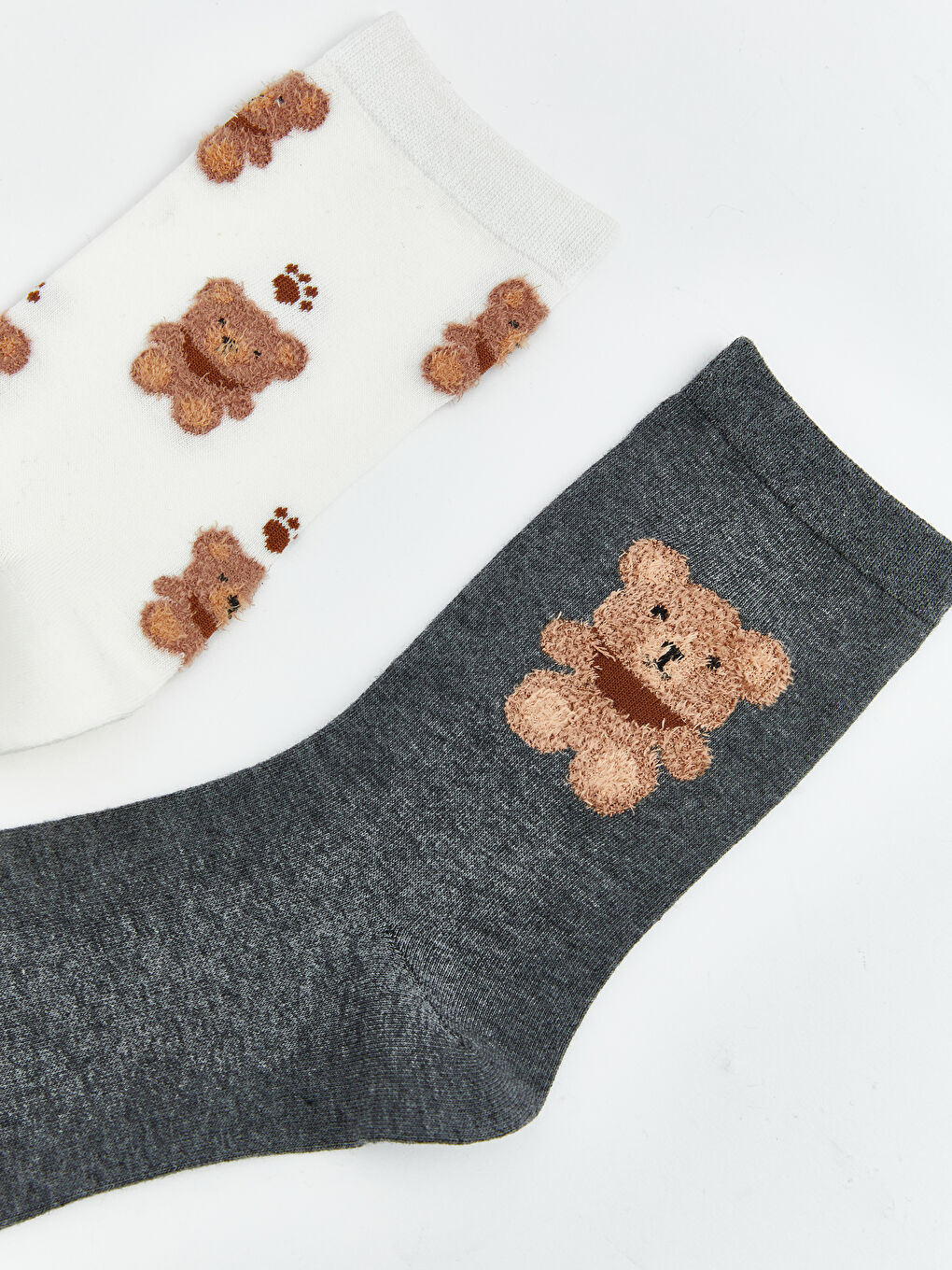 SVETLO BEŽ Čarape do gležnja Žena-1