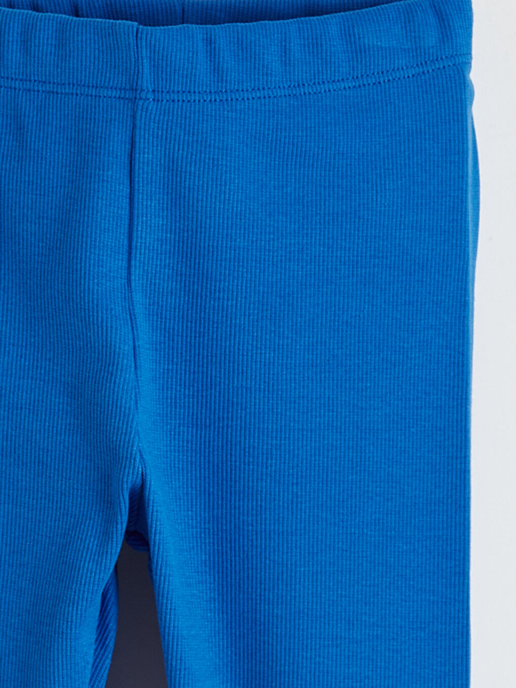 Mavi Beli Lastikli Kız Çocuk Tayt-2